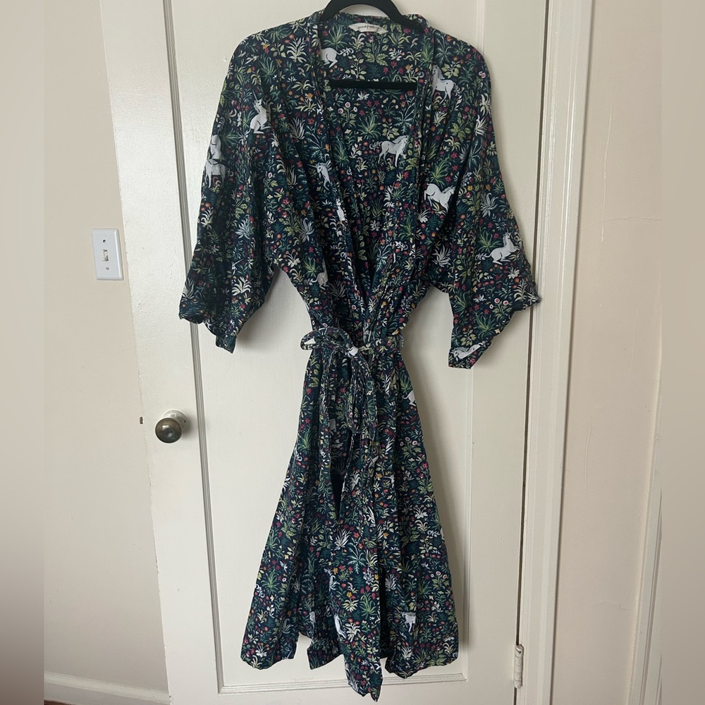 Printfresh Unicorns Garden Robe 2X